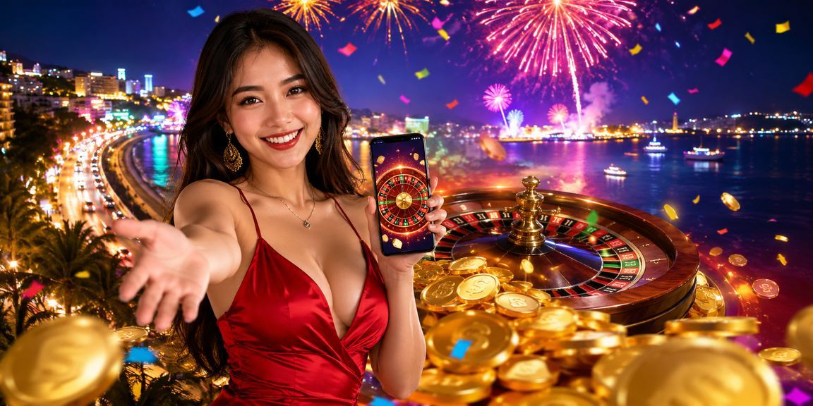 Không khí lễ hội sôi động tại Phan Thiết – người chơi trải nghiệm Roulette và casino trực tuyến